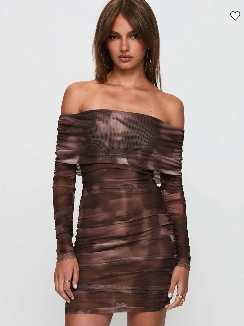 Princess Polly “Raquella” Long Sleeve Mini Dress